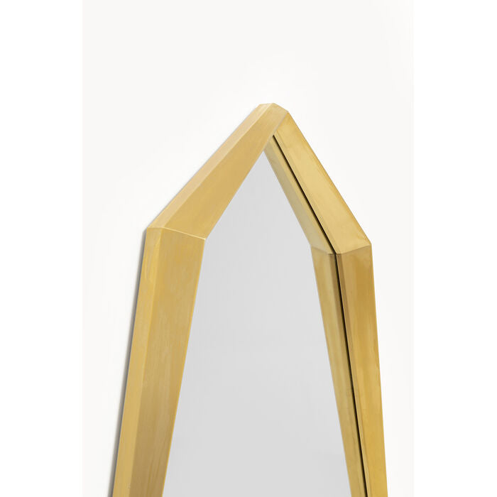 KARE Design Wall Mirror Octagon Gold 90x150cm