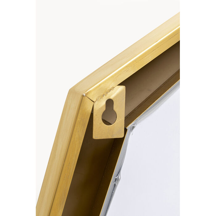 KARE Design Wall Mirror Octagon Gold 90x150cm