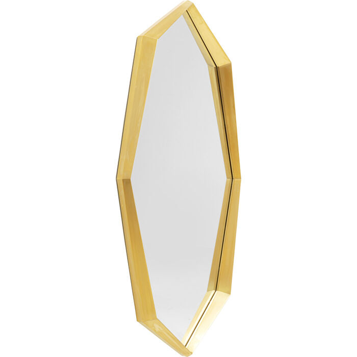 KARE Design Wall Mirror Octagon Gold 90x150cm