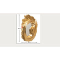 KARE Design Wall Mirror Orecchio Gold 162x146cm
