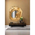 KARE Design Wall Mirror Orecchio Gold 162x146cm