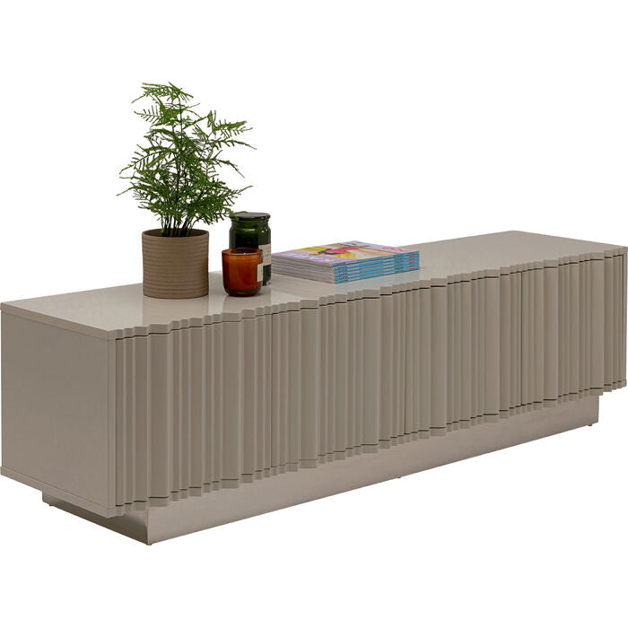 Lowboard Stucco White 160x45cm