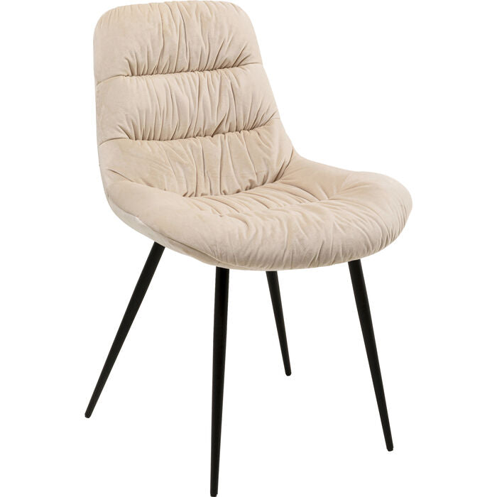 Chair South Side Velvet Cream