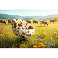 KARE Design Cutie Cow Swivel Armchair Polyester 81.5x76x86 cm