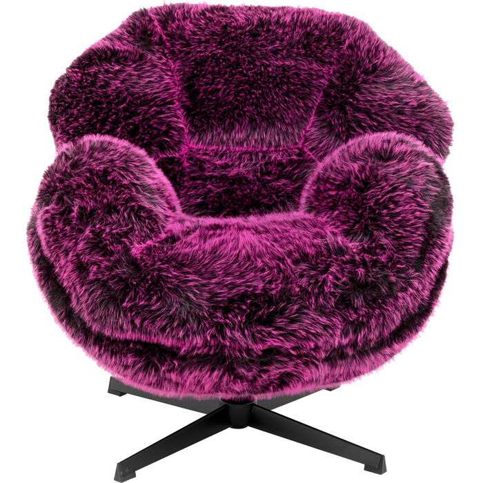 KARE Design Swivel Armchair Cutie Purple 71573 81.5x76x86 cm