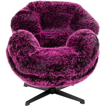 KARE Design Swivel Armchair Cutie Purple 71573 81.5x76x86 cm