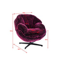 KARE Design Swivel Armchair Cutie Purple 71573 81.5x76x86 cm