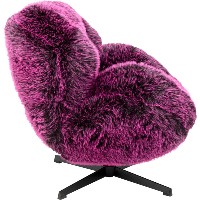 KARE Design Swivel Armchair Cutie Purple 71573 81.5x76x86 cm
