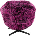 KARE Design Swivel Armchair Cutie Purple 71573 81.5x76x86 cm