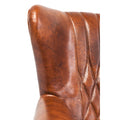 KARE Design Armchair Country Side Leather Brown