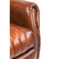KARE Design Armchair Country Side Leather Brown