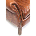 KARE Design Armchair Country Side Leather Brown