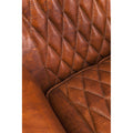 KARE Design Armchair Country Side Leather Brown