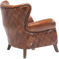 KARE Design Armchair Country Side Leather Brown