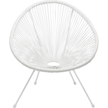 Armchair Acapulco Mono White