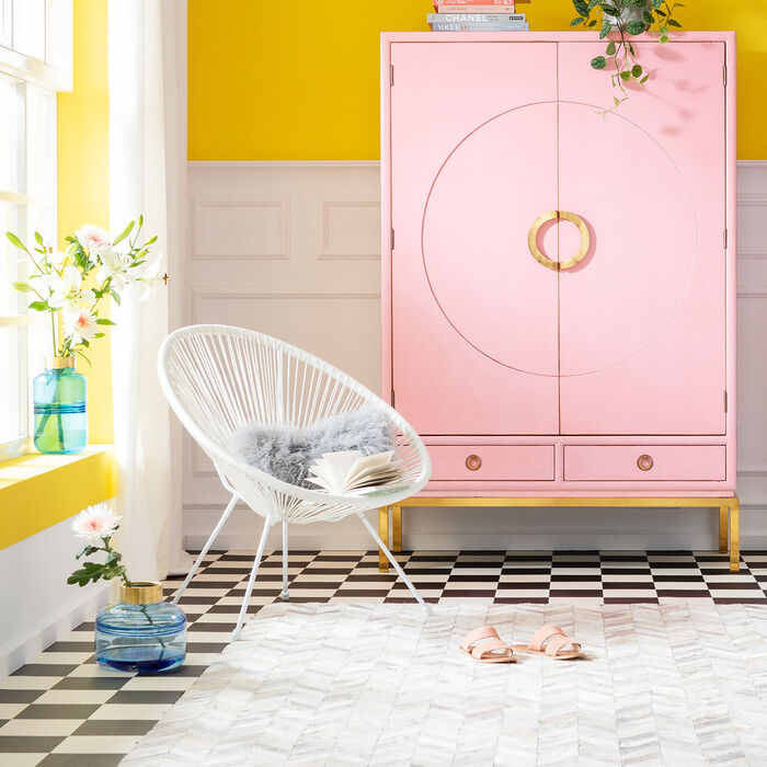 Armchair Acapulco Mono White