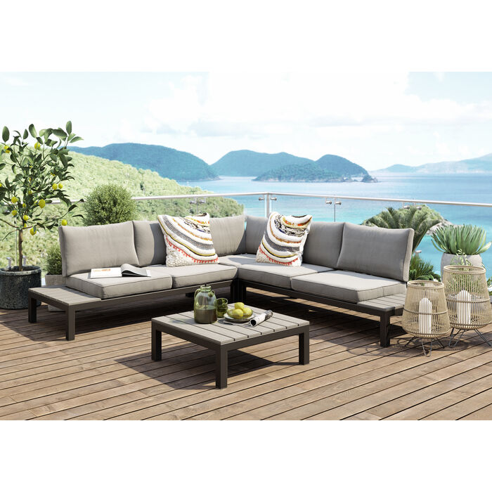 Sofa Set Holiday Black (4/part)