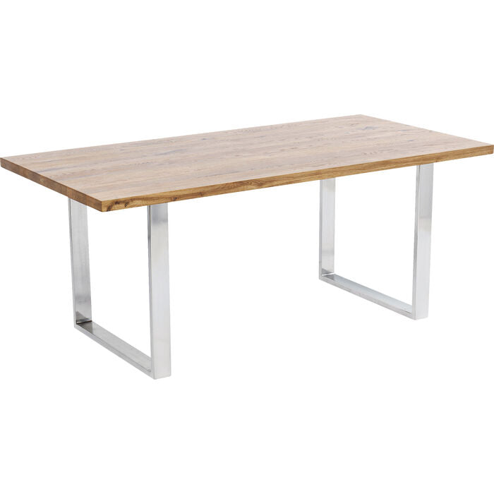 Table Jackie Oak Chrome 200x100