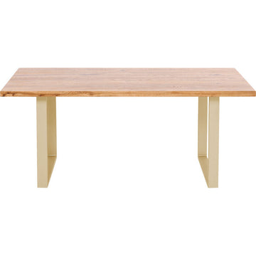 Table Jackie Oak Brass 200x100