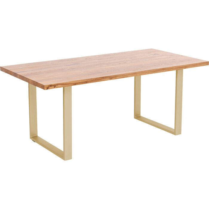 Table Jackie Oak Brass 200x100
