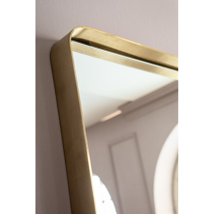 KARE Design Mirror Curve MO Brass 70x200cm