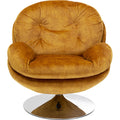 KARE Design Cosy Swivel Armchair Amber 85528 86x84x89 cm