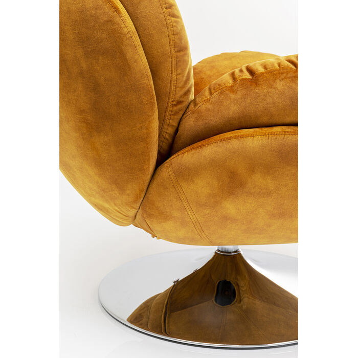 KARE Design Cosy Swivel Armchair Amber 85528 86x84x89 cm