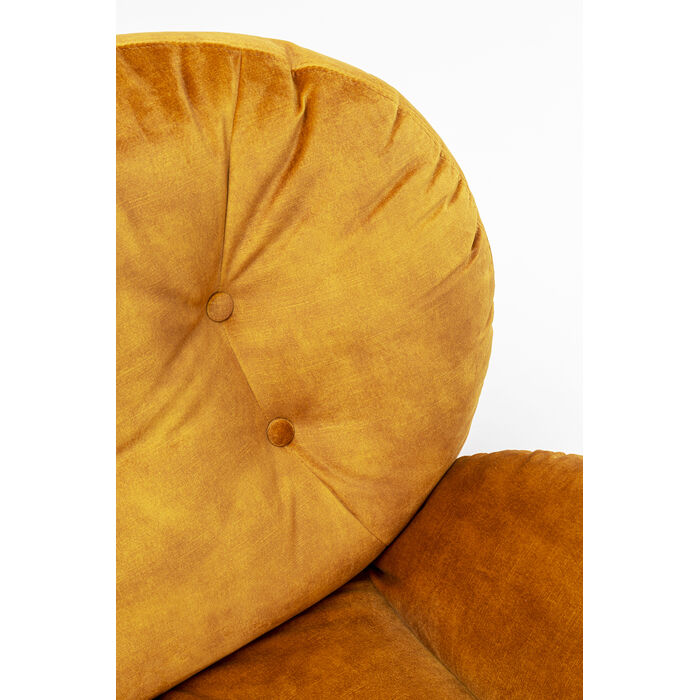 KARE Design Cosy Swivel Armchair Amber 85528 86x84x89 cm
