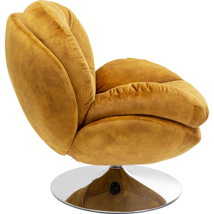 KARE Design Cosy Swivel Armchair Amber 85528 86x84x89 cm