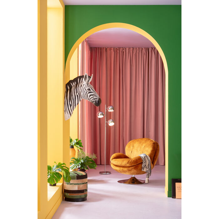 KARE Design Cosy Swivel Armchair Amber 85528 86x84x89 cm