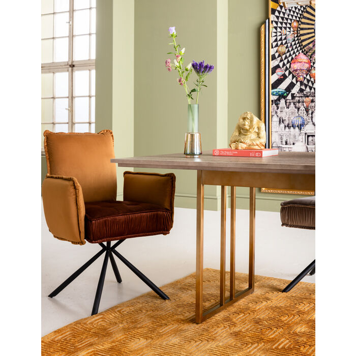 Chair with Armrest Chelsea Brown