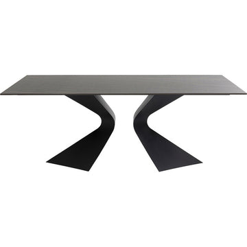 Table Gloria Black Ceramic Black 200x100cm
