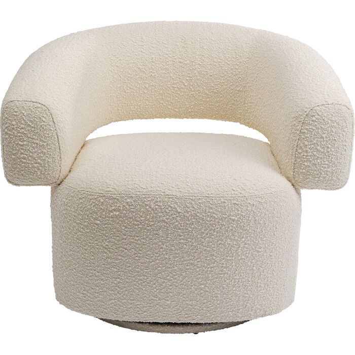 KARE Design Swivel Armchair Maye Cream 86460 87x76x71 cm