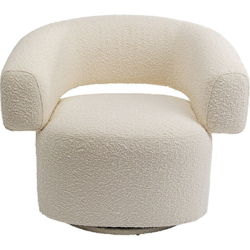 KARE Design Swivel Armchair Maye Cream 86460 87x76x71 cm