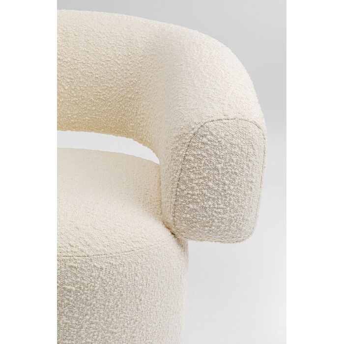 KARE Design Swivel Armchair Maye Cream 86460 87x76x71 cm