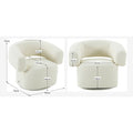 KARE Design Swivel Armchair Maye Cream 86460 87x76x71 cm