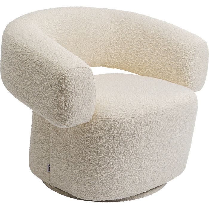 KARE Design Swivel Armchair Maye Cream 86460 87x76x71 cm