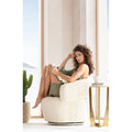 KARE Design Swivel Armchair Maye Cream 86460 87x76x71 cm