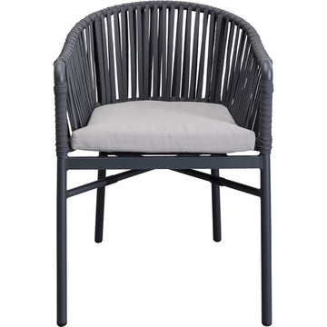Chair with Armrest Santanyi Dark Grey