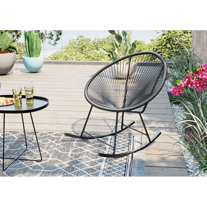 Rocking Chair Acapulco Mono Black