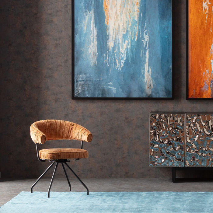 Swivel Chair Arabella Orange