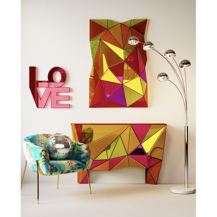 KARE Design Wall Mirror Prisma Colore 80x120cm
