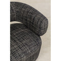KARE Design Maye Bow Swivel Armchair Grey 70x86x76 cm