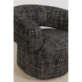 KARE Design Maye Bow Swivel Armchair Grey 70x86x76 cm