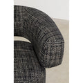 KARE Design Maye Bow Swivel Armchair Grey 70x86x76 cm