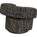 KARE Design Maye Bow Swivel Armchair Grey 70x86x76 cm