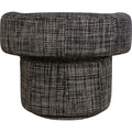 KARE Design Maye Bow Swivel Armchair Grey 70x86x76 cm