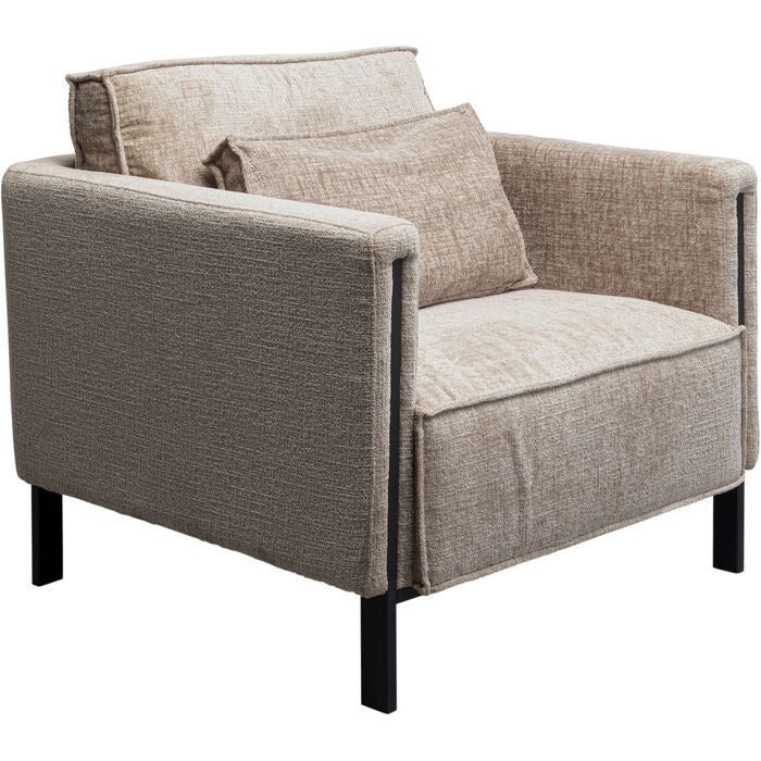 KARE Design Victor Armchair Beige 86x92x94 cm