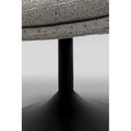 KARE Design Standford Swivel Armchair + Stool White 86x82x85 cm