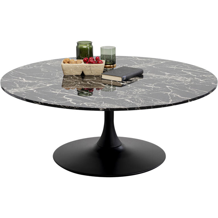 Couchtisch Schickeria Marble Black Ø110cm